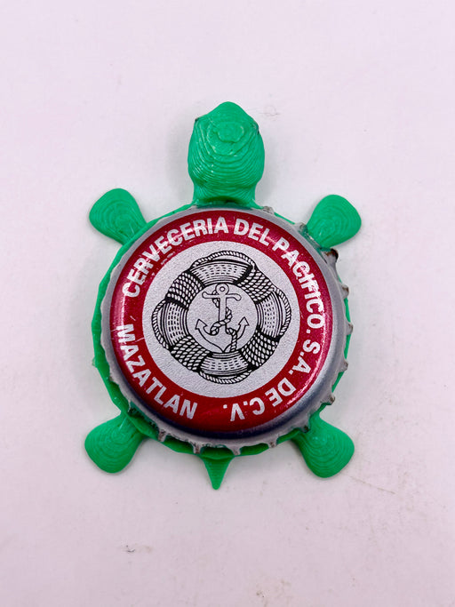 Pacifico - Bottle Cap Magnet Turtle (Copy) Shell Shocked Art