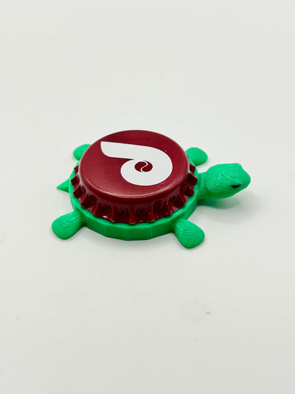 Philadelphia Phillies Retro - Bottle Cap Magnet Turtle Shell Shocked Art