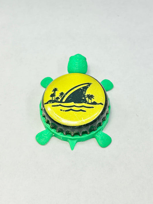 Land Shark - Bottle Cap Magnet Turtle