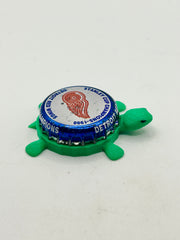 Detroit Red Wings Stanley Cup Champions (1998) - Bottle Cap Magnet Turtle Shell Shocked Art