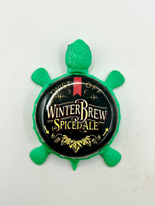 Michelob Winter Brew Spiced Ale - Bottle Cap Magnet Turtle (Copy) Shell Shocked Art