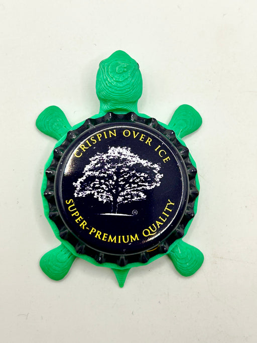 Crispin American Craft Cider (Over Ice) - Bottle Cap Magnet Turtle Shell Shocked Art
