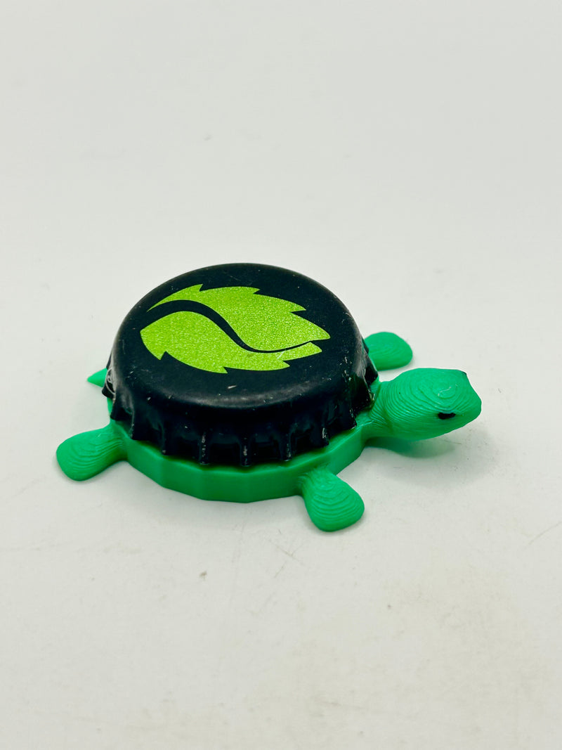 Hop Valley Brewing - Bottle Cap Magnet Turtle Shell Shocked Art