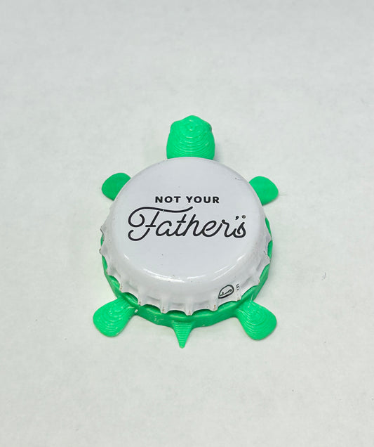 Not Your Father’s Root Beer - Bottle Cap Magnet Turtle