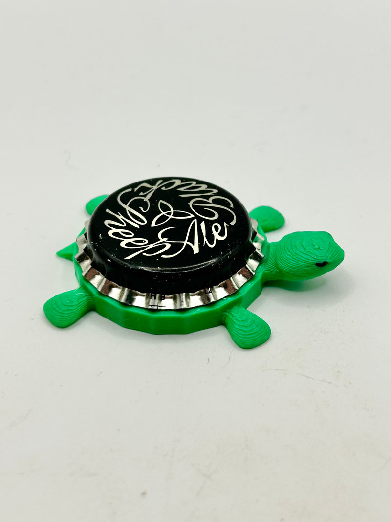 Black Sheep Ale - Bottle Cap Magnet Turtle Shell Shocked Art
