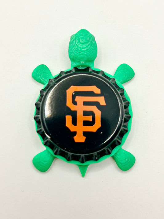 San Francisco Giants - Bottle Cap Magnet Turtle