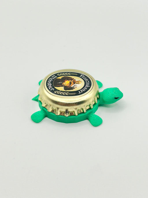 Franziskaner Weissbier (Oval) - Bottle Cap Magnet Turtle Shell Shocked Art