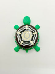 Samuel Smith Brewing (Brown) - Bottle Cap Magnet Turtle Shell Shocked Art