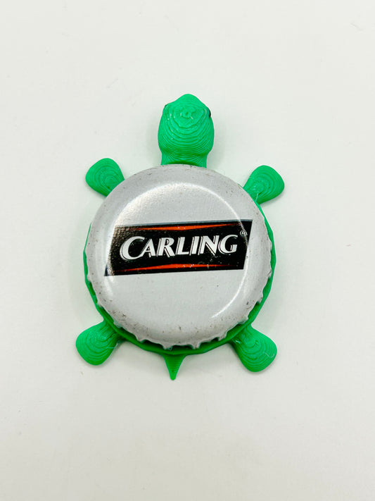 Carling Brewing - Bottle Cap Magnet Turtle