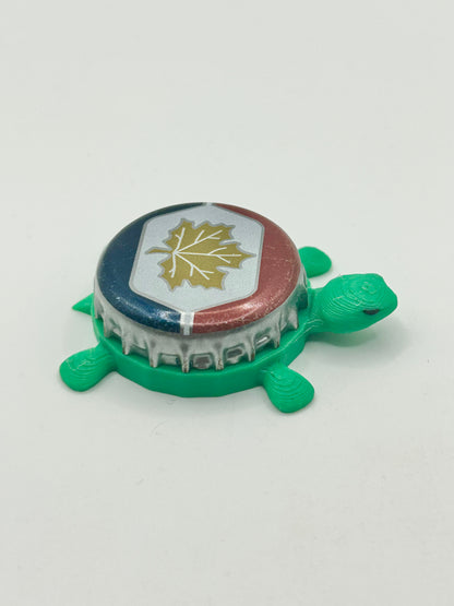 Molson Limited Design - Bottle Cap Magnet Turtle Shell Shocked Art