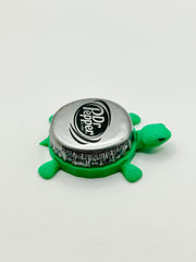 Dr Pepper Soda (Silver and Black) - Bottle Cap Magnet Turtle Shell Shocked Art