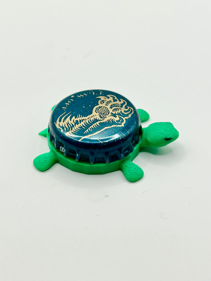 Lionshead Light - Bottle Cap Magnet Turtle Shell Shocked Art