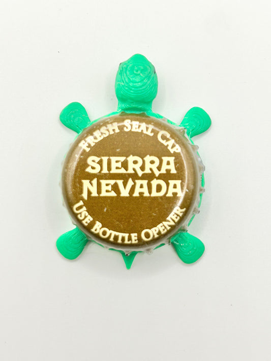 Sierra Nevada (Brown Cap) - Bottle Cap Magnet Turtle
