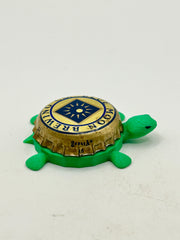 Blue Moon (Rare Vintage) - Bottle Cap Magnet Turtle Shell Shocked Art