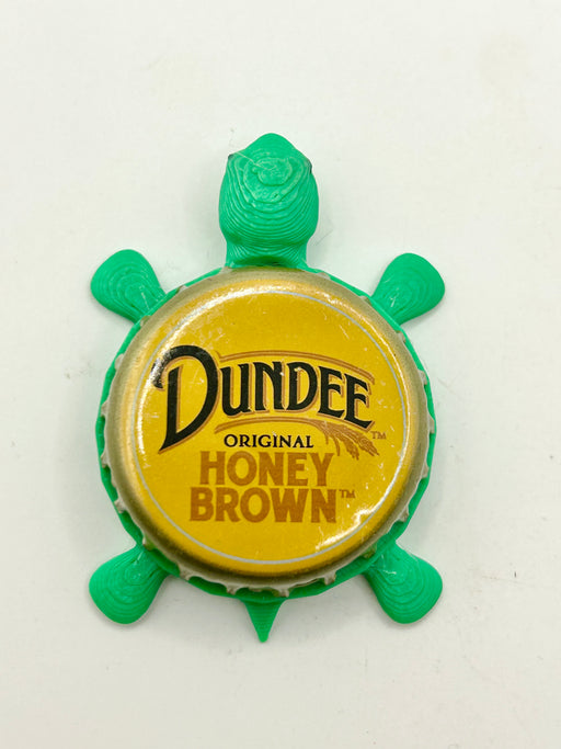 Dundee Honey Brown - Bottle Cap Magnet Turtle Shell Shocked Art
