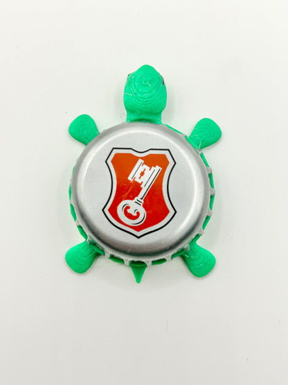 Beck’s Beer (Large Key) - Bottle Cap Magnet Turtle Shell Shocked Art