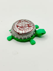 Highland Brewing - Bottle Cap Magnet Turtle Shell Shocked Art