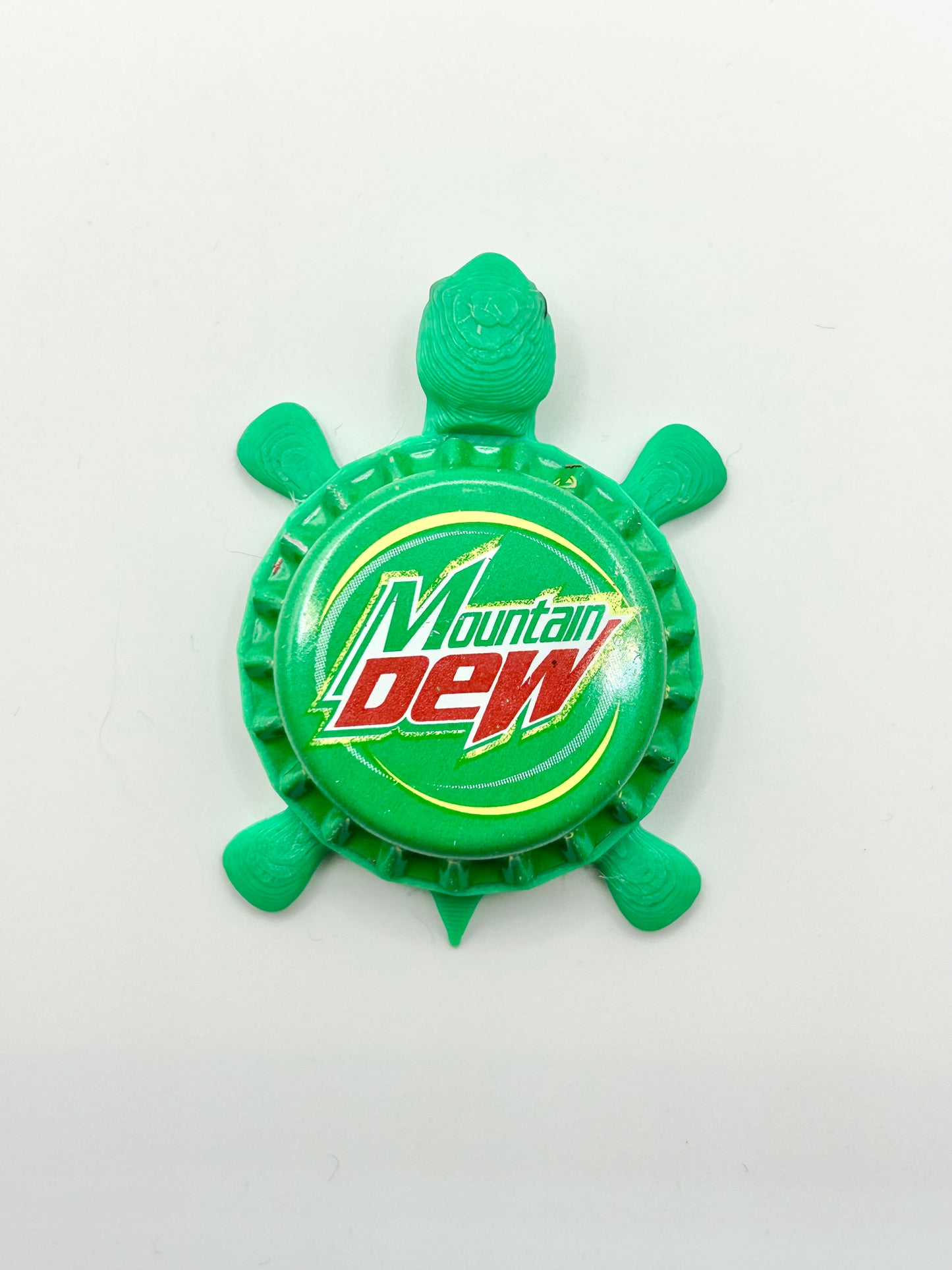 Mountain Dew - Bottle Cap Magnet Turtle
