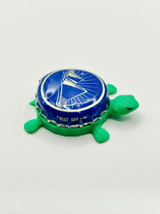 Pyramid Brewing (Blue) - Bottle Cap Magnet Turtle Shell Shocked Art