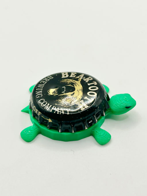 Beartooth Brewing - Bottle Cap Magnet Turtle Shell Shocked Art