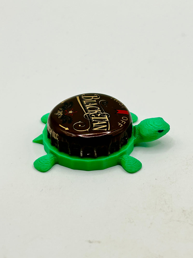Michelob Black & Tan - Bottle Cap Magnet Turtle (Copy) Shell Shocked Art