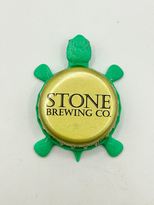 Stone Brewing Co (Vintage, Text) - Bottle Cap Magnet Turtle Shell Shocked Art