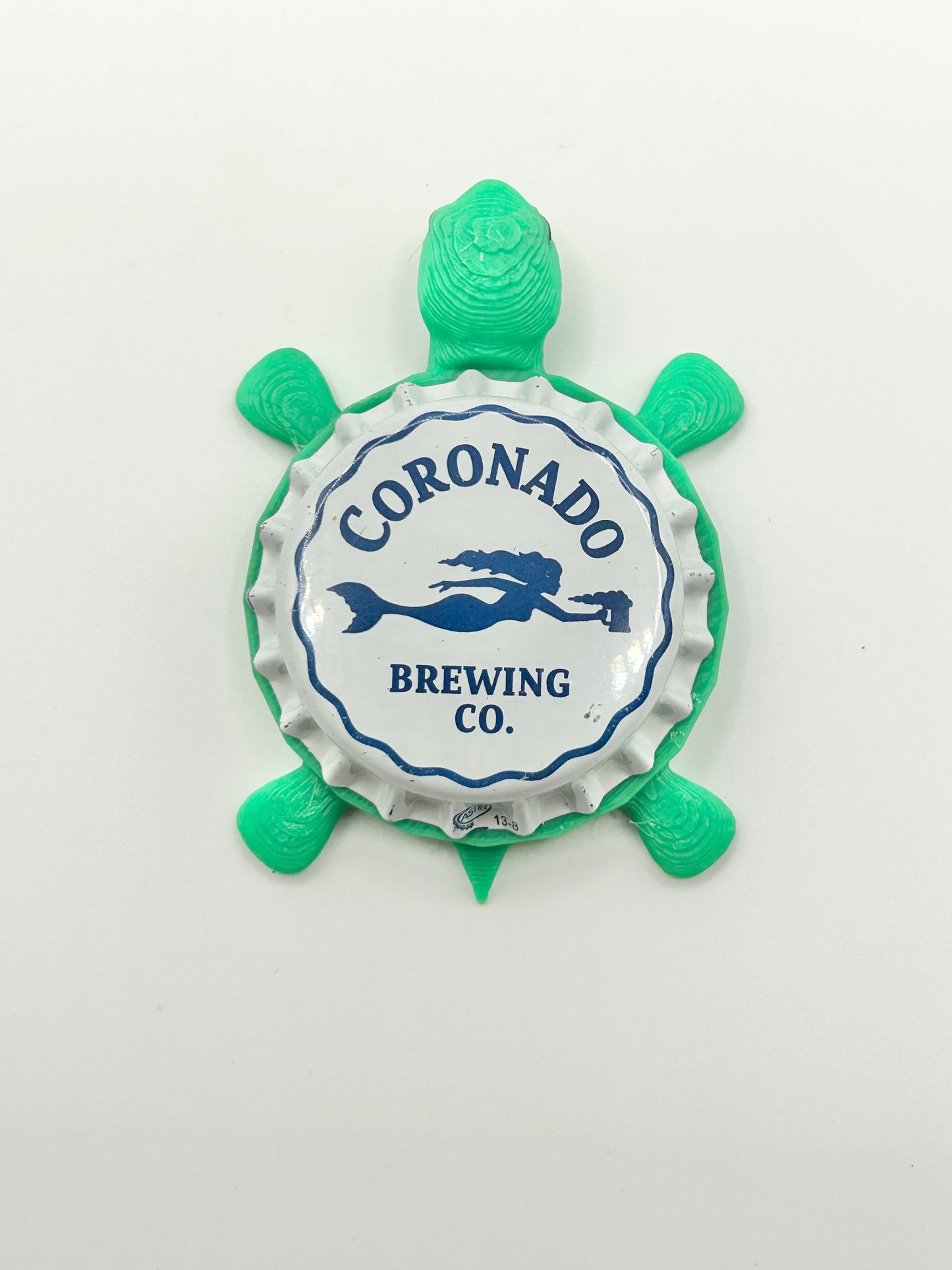Coronado Brewing - Bottle Cap Magnet Turtle