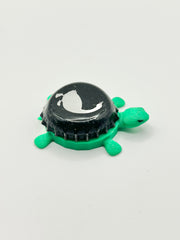 Goose Island - Bottle Cap Magnet Turtle Shell Shocked Art