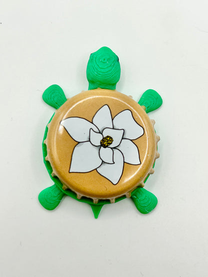 Lone Pint Brewery (Logo 2) - Bottle Cap Magnet Turtle Shell Shocked Art