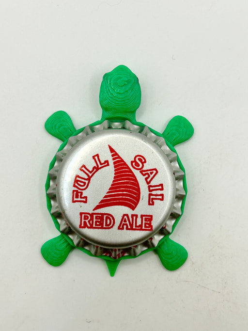 Full Sail Brewing Co (Red Ale) - Bottle Cap Magnet Turtle Shell Shocked Art