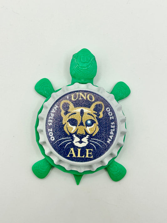 Uno Ale (Naples Zoo) - Bottle Cap Magnet Turtle
