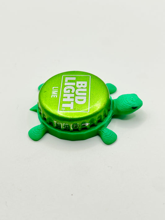 Bud Light Lime (Rectangle) - Bottle Cap Magnet Turtle