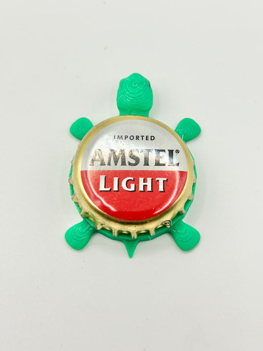 Amstel Light - Bottle Cap Magnet Turtle
