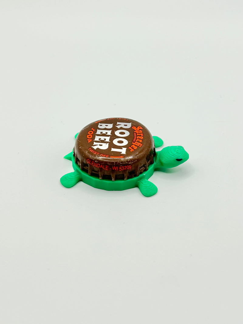 Sprecher Root Beer (Vintage) - Bottle Cap Magnet Turtle Shell Shocked Art