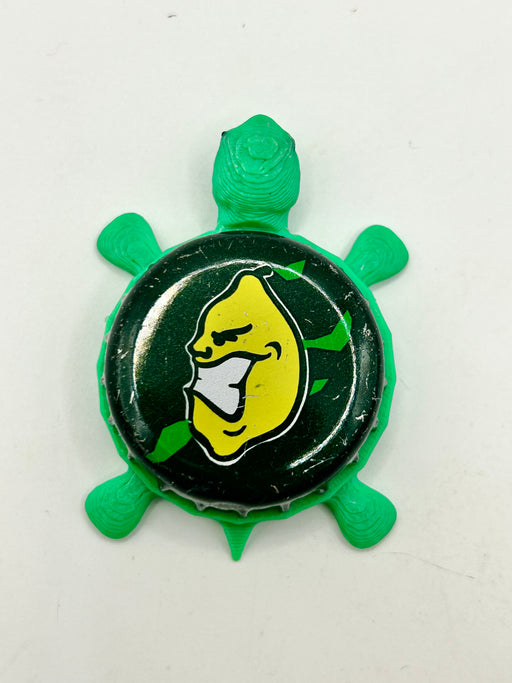 Hooper’s Hooch (Lemon) - Bottle Cap Magnet Turtle Shell Shocked Art