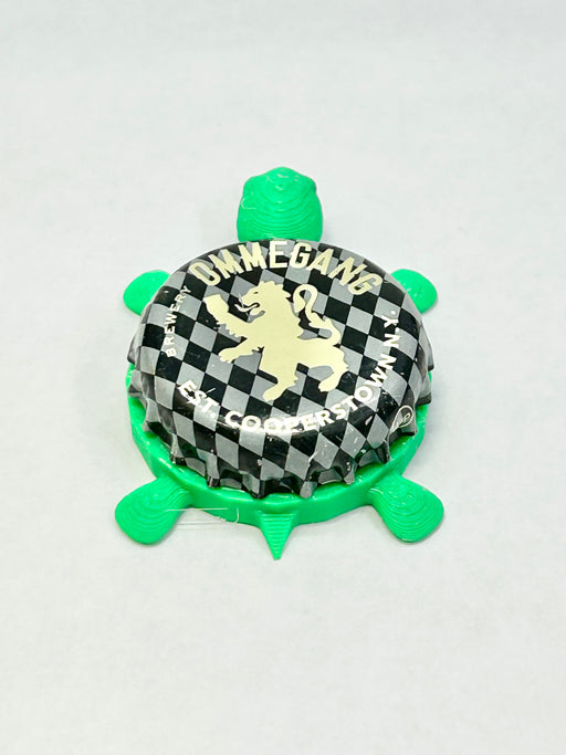 Ommegang - Bottle Cap Magnet Turtle Shell Shocked Art