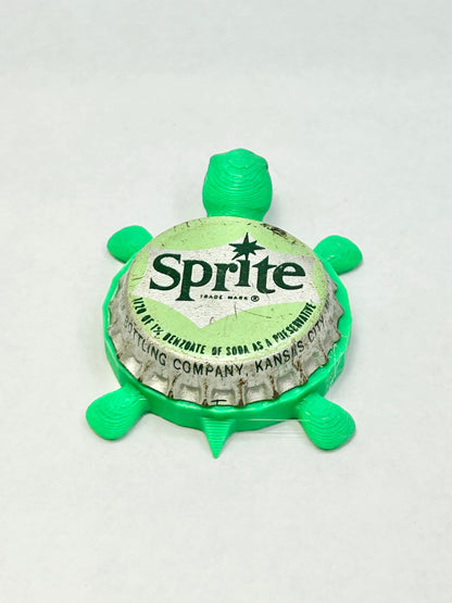 Sprite (Vintage) - Bottle Cap Magnet Turtle Shell Shocked Art