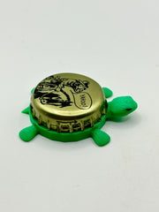 Yahoo! Soda (Gold) - Bottle Cap Magnet Turtle Shell Shocked Art