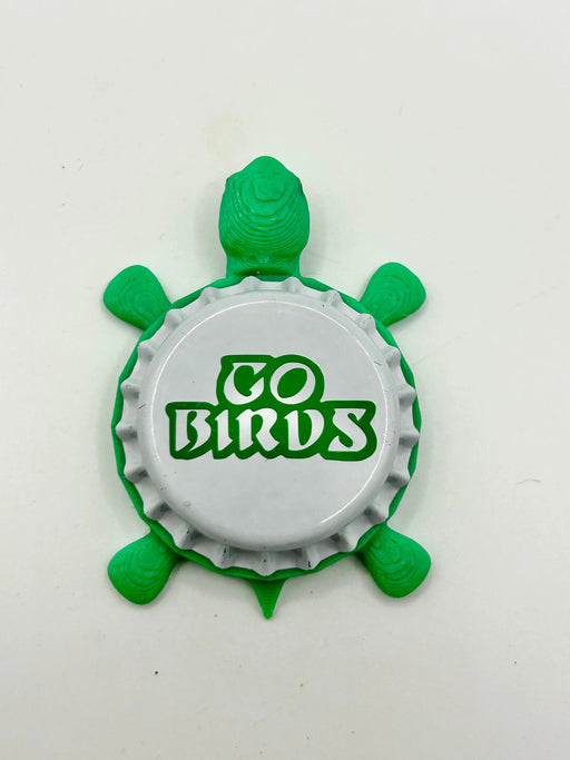 Go Birds - Philadelphia - Bottle Cap Magnet Turtle Shell Shocked Art