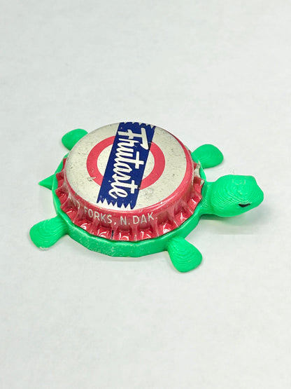 Frutaste (Vintage) - Bottle Cap Magnet Turtle Shell Shocked Art