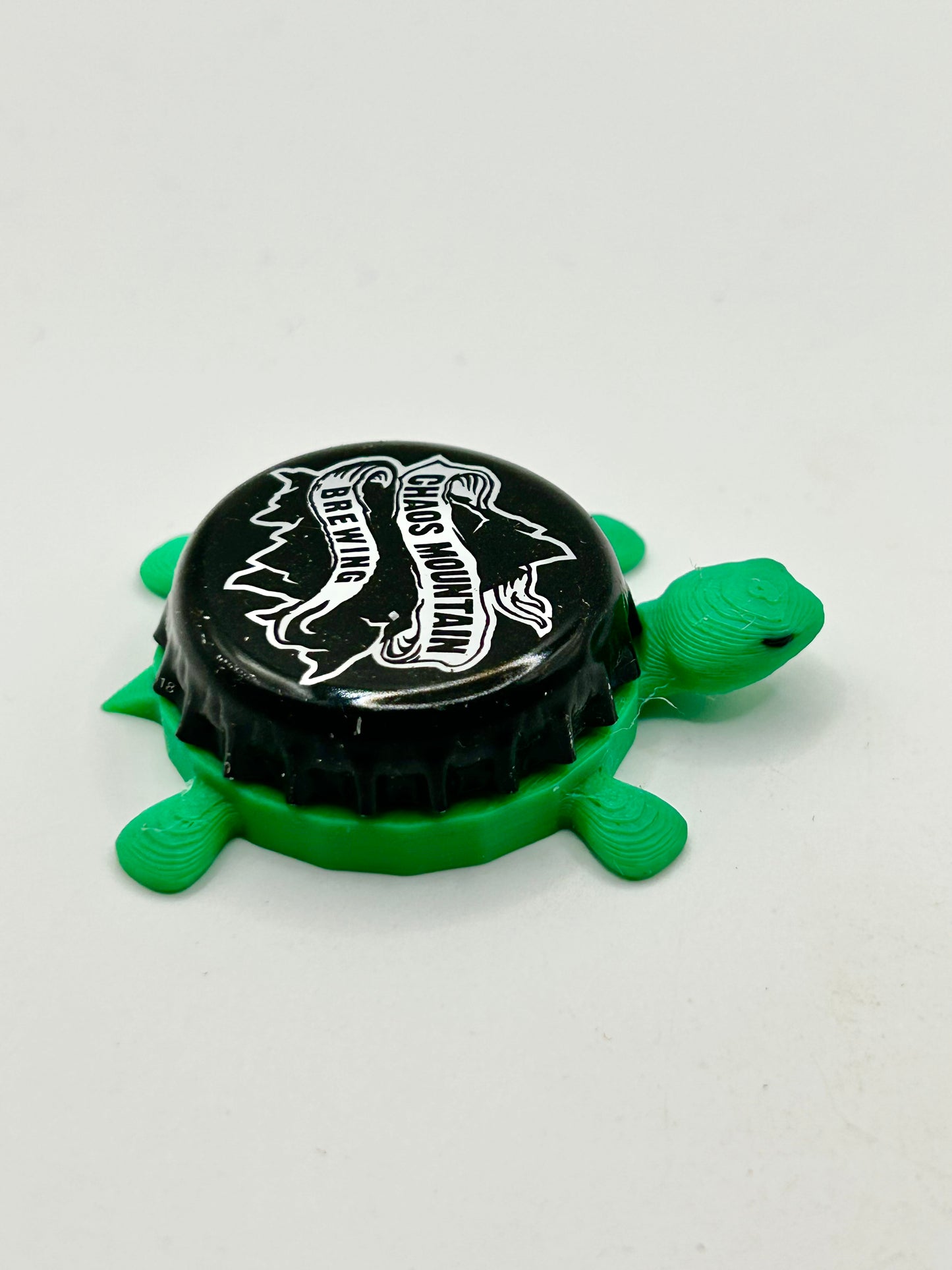 Chaos Mountain Brewing - Bottle Cap Magnet Turtle