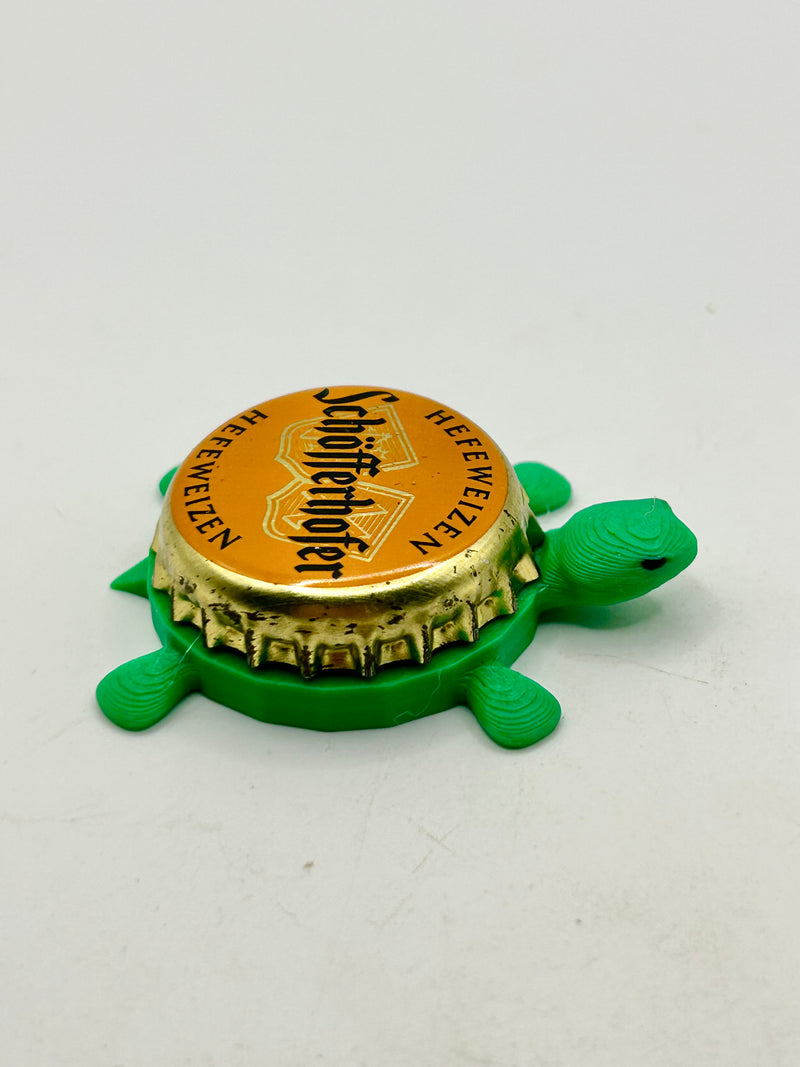 Schofferhofer (Hefeweizen) - Bottle Cap Magnet Turtle Shell Shocked Art