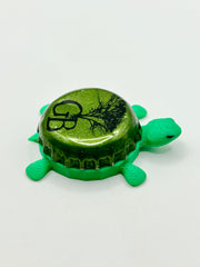 Greenbush Brewing - Bottle Cap Magnet Turtle Shell Shocked Art