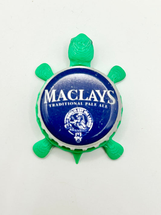 Maclays Pale Ale - Bottle Cap Magnet Turtle