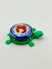 Calgary Flames Stanley Cup Champions (1989) - Bottle Cap Magnet Turtle Shell Shocked Art