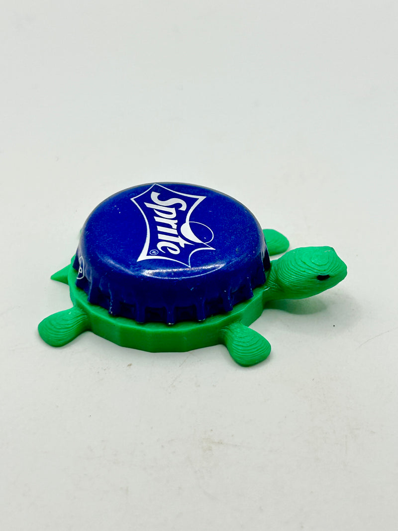Sprite (All Blue) - Bottle Cap Magnet Turtle Shell Shocked Art