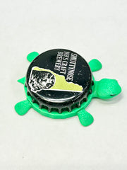Smuttynose Brewery - Bottle Cap Magnet Turtle Shell Shocked Art