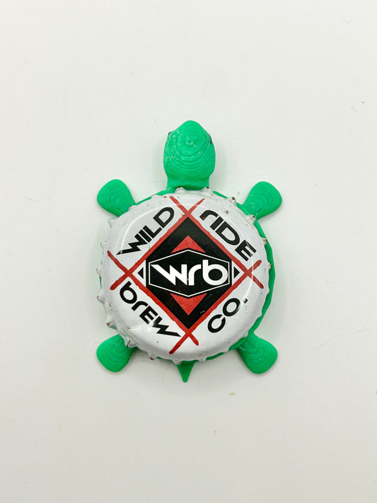Wild Ride Brewing - Bottle Cap Magnet Turtle