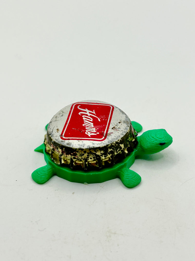 Hamm’s (Vintage) - Bottle Cap Magnet Turtle Shell Shocked Art