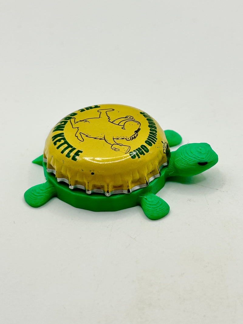 The Brew Kettle (Vintage) - Bottle Cap Magnet Turtle Shell Shocked Art